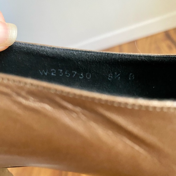 VTG Stuart Weitzman Metallic Bronze Heels - Picture 9 of 10